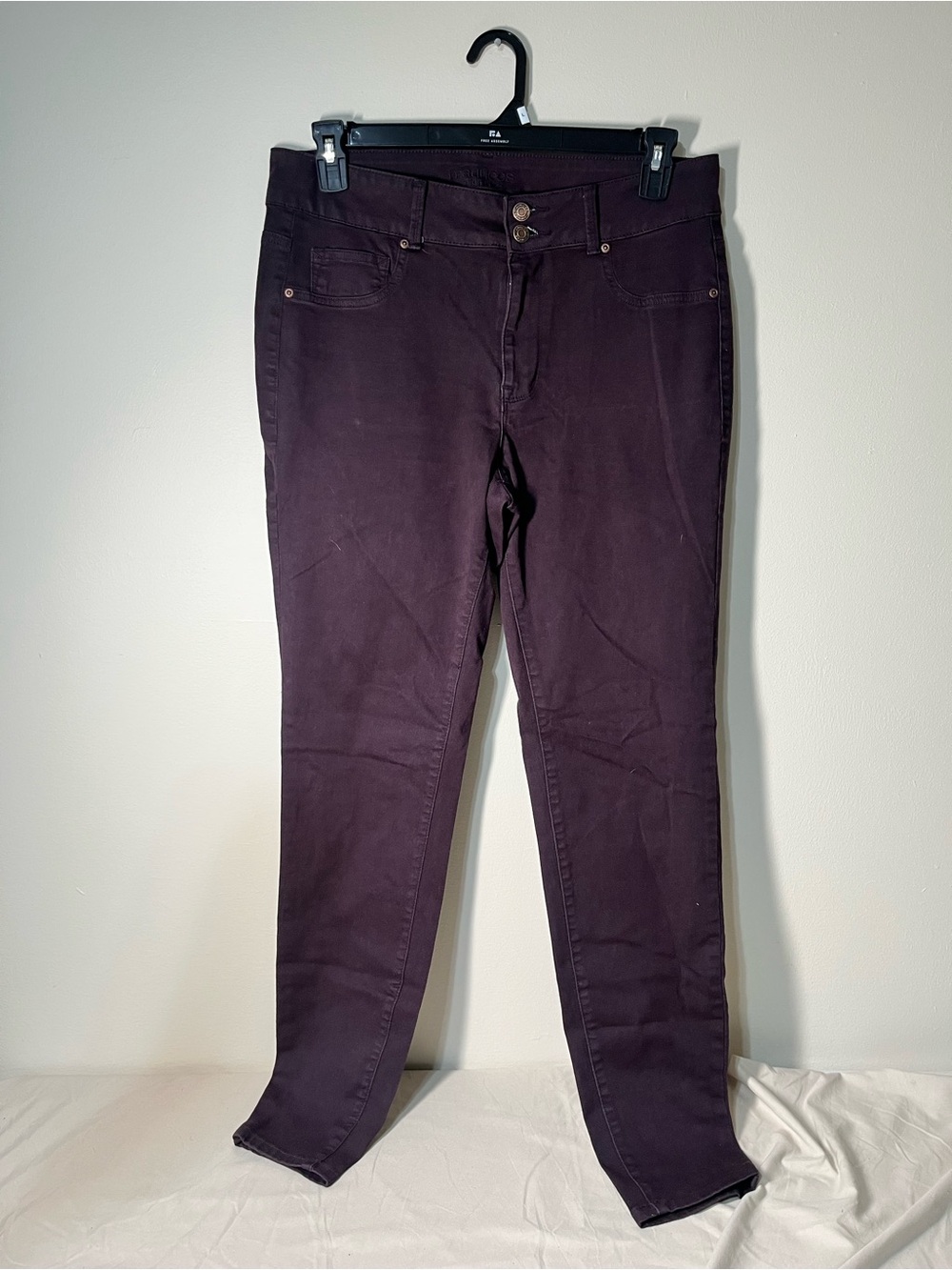 Maurice’s Plum Skinny Jeans - Deep Plum Stretch Denim